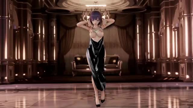 Honkai Impact Mei Raiden Sex and Dance Black Apron