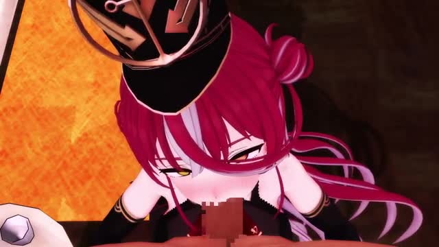 Houshou Marine Blowjob