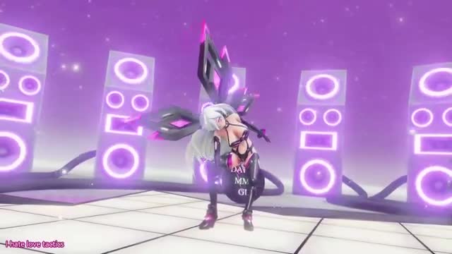 Hyperdimension Neptunia Iris Heart Hentai Undress Dancing Plutia Killer Lady MMD 3D