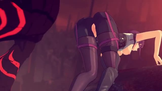 Kafka surrender to a demon (1080p60fps)
