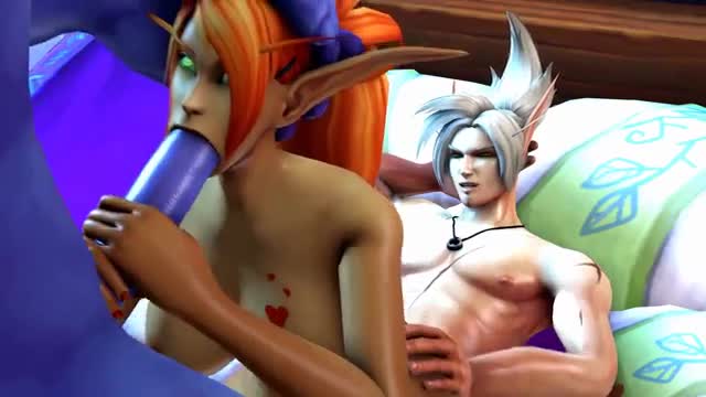 Kaminakirei – Blood Elf gets it on top and bottom