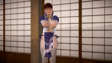 Kasumi showing her lovely boobs