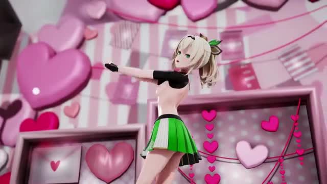 Kazama Iroha Hentai Undress Dance Lap Tap Love MMD 3D HoloLive Samurai Girl