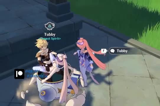 Kokomi x Aether Replacing Tubby (Animated) Mod