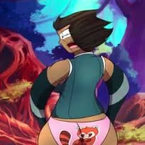 Korra gets pantsed.