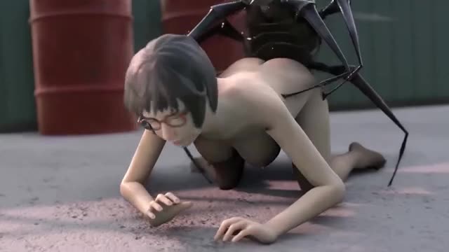 Lakeside House: Glasses Girl JK Impregnated by Giant Fly (Regular No Pubes Version)