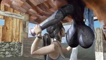 Lara with horse short