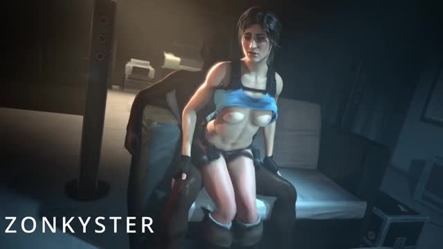 Lara’s quickie break between adventures. [Zonkyster]