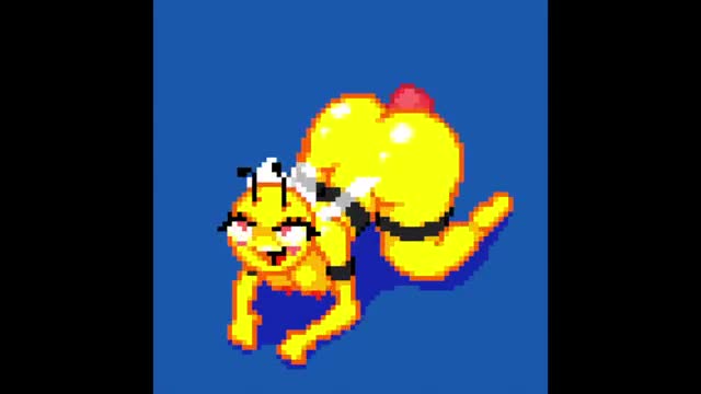 Lena the Bee Doggystyle Cumflation [sound edit]