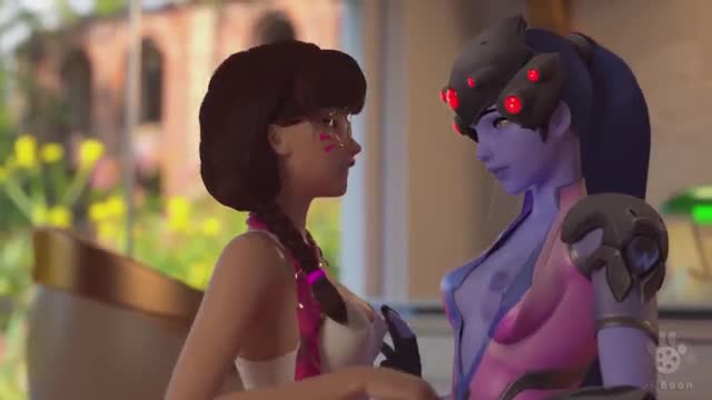 Lesbian bdsm kiss