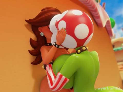 Lesbian hot and sexy sloppy kiss