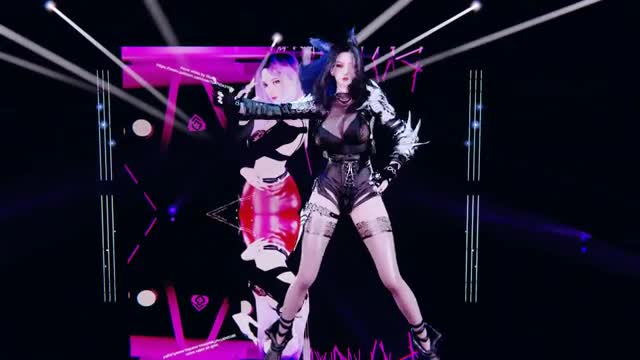 Likyo   KDA Ahri《the baddest》vam dance 18R   League of Legends KDA Ahri《the baddest》v