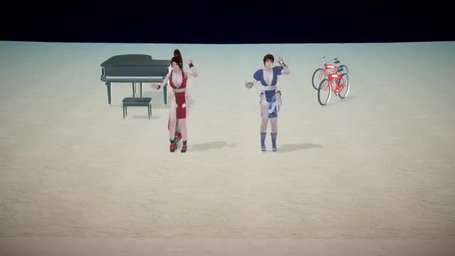 Mai Shiranui and Kasumi DOA dancing