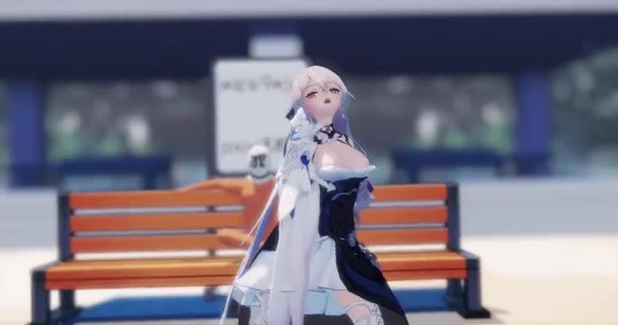 [Maria]Bronya Bench Sex dance