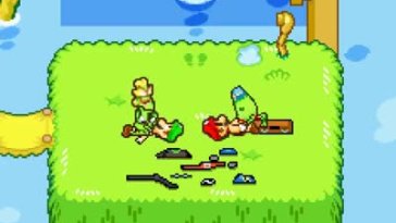 Mario and luigi x harhall