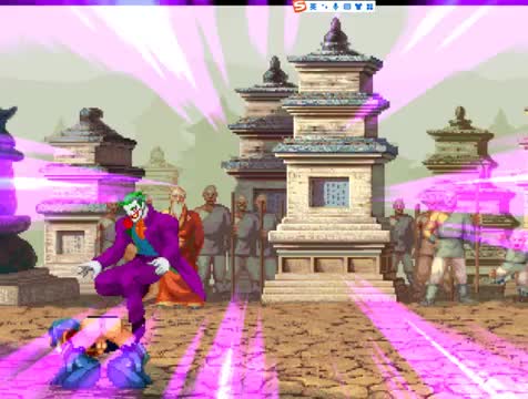 Megaman attacked by joker
