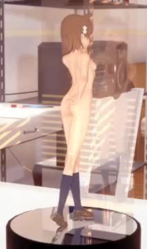 Misaka naked figure gif