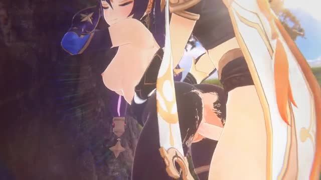 Mona Fucked Against a Tree「hosh1neko」
