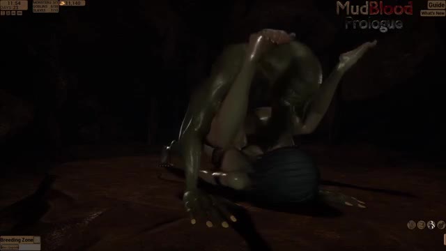 MudBlood Prologue v.0.68.5.1 gameplay clip Goblin-Human Hybrid race