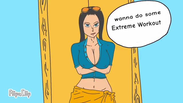 Nico Robin wants extreme workout from zoro