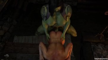 Orc Raids(futa on male)