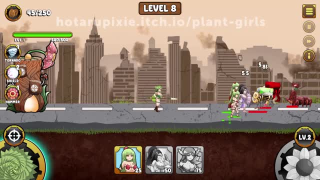 PLANT GIRLS:INSECT INVASION LEVEL 8