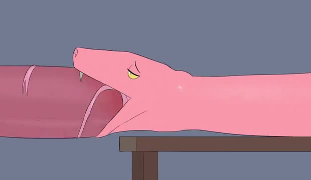 Pink snake giving fucking blowjob [clade]
