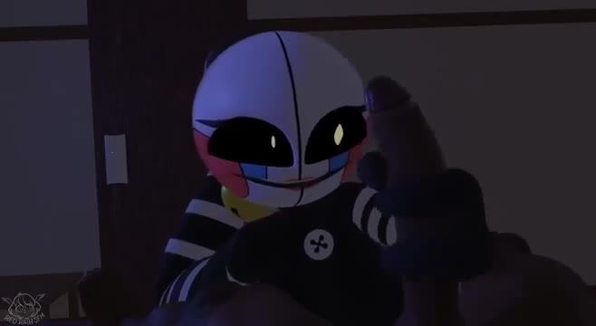 Puppet giving a handjob