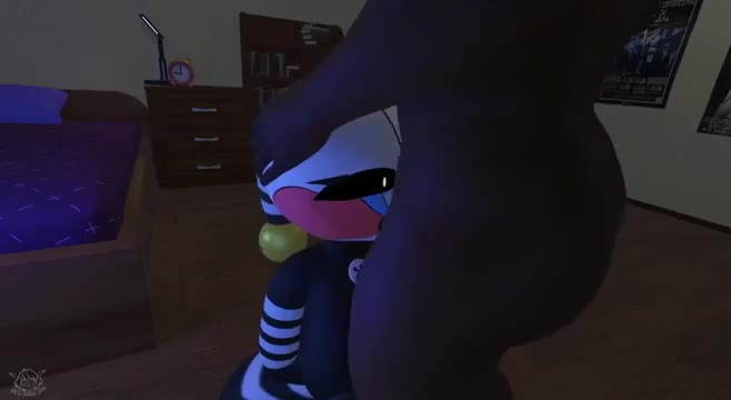Puppet succing dick