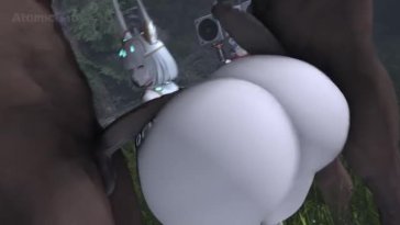 Queen Nia getting blacked