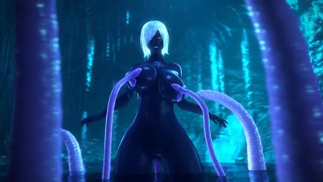Queen Nualia Played With By Tentacles (noname55)