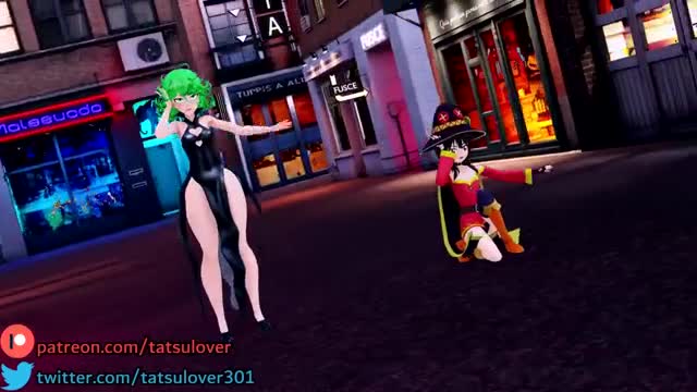 【R-18 MMD】T-ara – Number 9 – Tatsumaki & Megumin