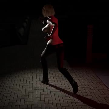 RE4 Ashley Running – Turntable – Hose & Boots (4K)