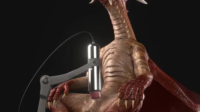 Red Dragon Getting Milked