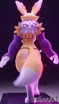Renamon Traning To Walk Like A Slut [Aznyan97]