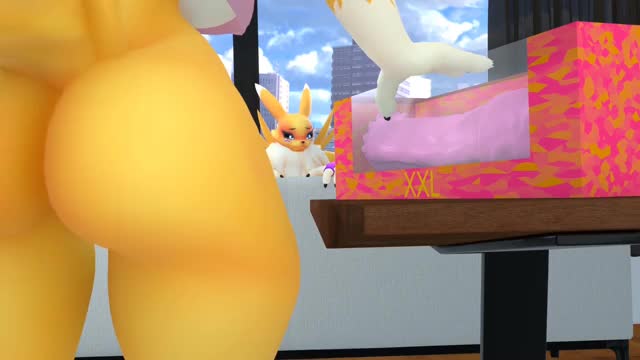 Renamon gets caught