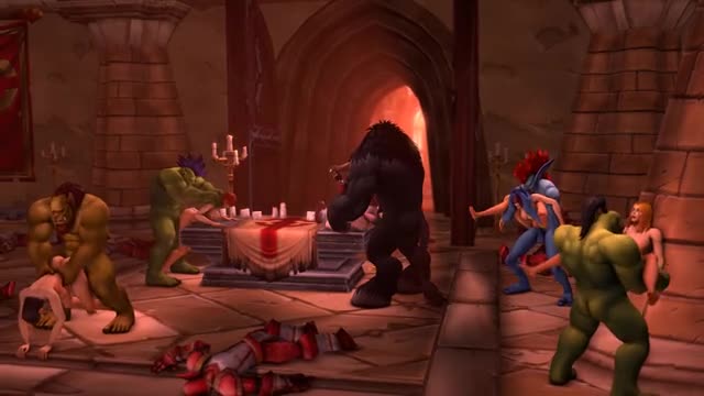 Sally Whitemane gets fucked by a Horde party