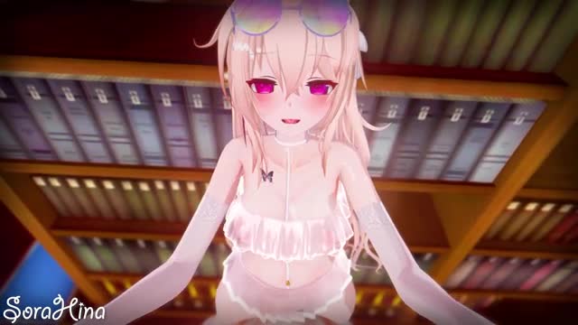 [Sex][Azur Lane] Secret Ayanami sex in the library