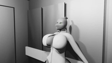 Shark Girl Elevator Inflation