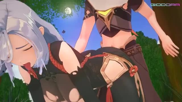 Shenhe and Aether