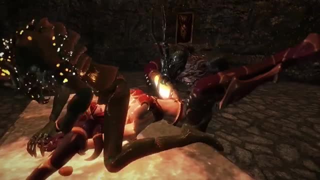 Skyrim – Two Worms Fuck Alexstrasza