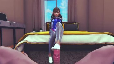 Sock Footjob D.Va
