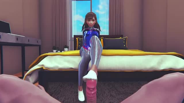 Sock Footjob D.Va