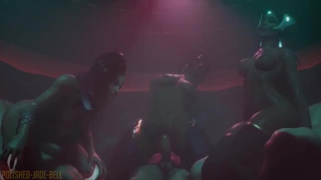 Sombra, Pharah & Symmetra "CC Riding" contest.[Polished Jade Bell]