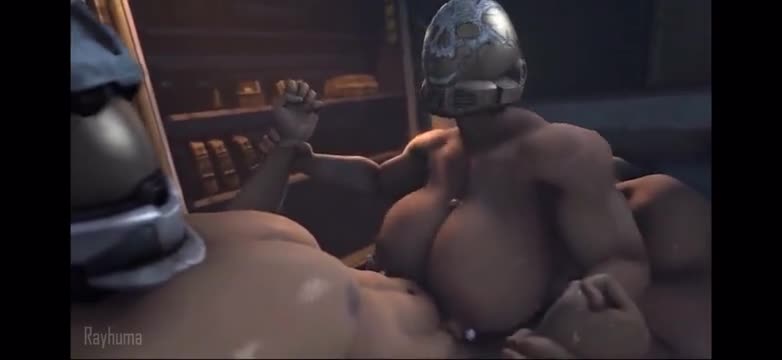 Spartan let’s his partner give tit fuck