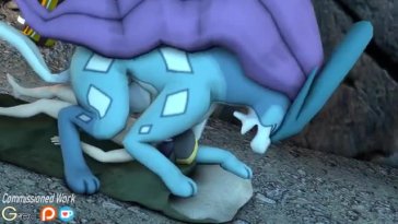 Suicune x Human Male [Glitched Securitron]