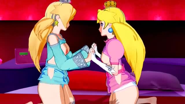 Super Mario – Rosalina X Peach Threesome