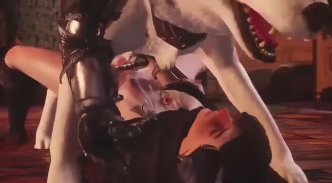 Sweet skyrim dog fucked