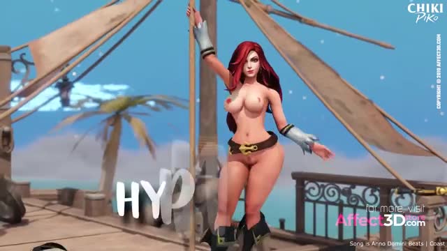 The Hottest Pole Dance Ever – 3D Animation by Chikipiko