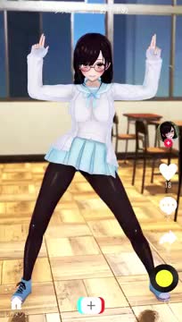 TikTok MMD [Manisi] – とあるJKの裏垢T○kt○kダンス集